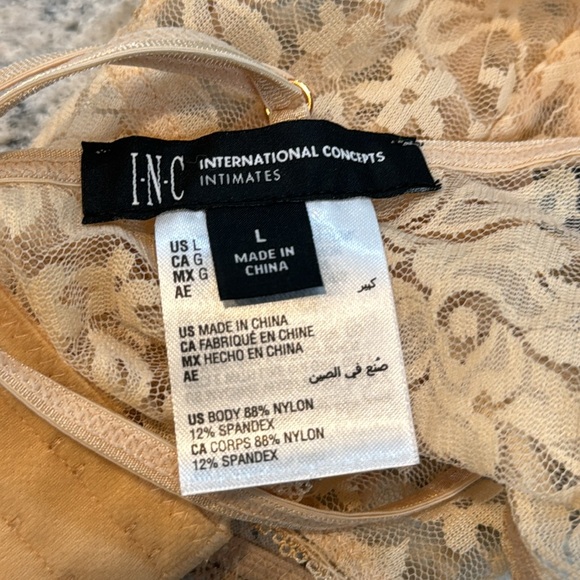 INC | Lace Bralette in Almond Latte Size SMALL - Picture 6 of 10